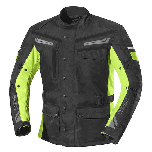 IXS EVANS Touring/Adventure Negru-Galben Fluo